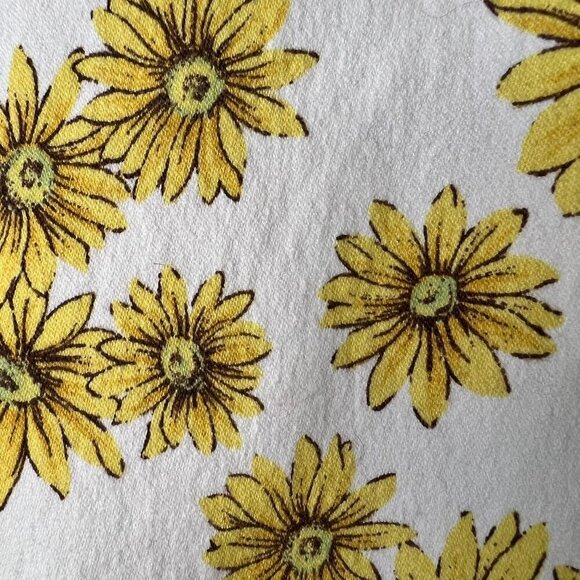 Forever 21 Skirt Juniors Size Small Sunflower Daisy Button Down Mini Springtime - Picture 7 of 16